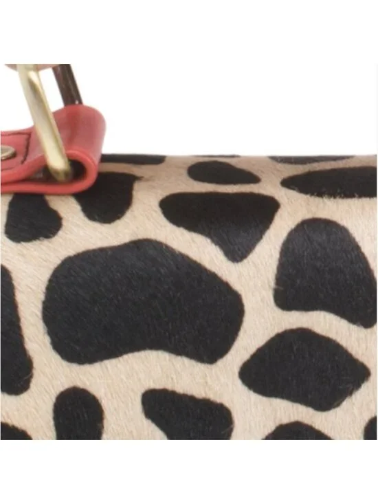 SORUKA Leather Vivian Animal Print Satchel - Picture 5 of 5